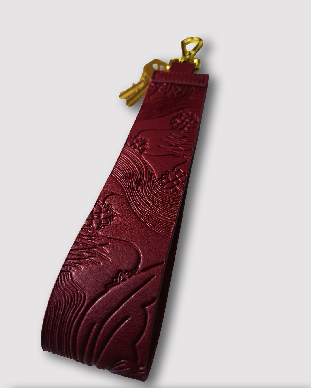 Crimson Koi Keychain